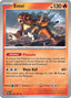 Pokémon-kaart Entei 030/197 Rare uit de set Obsidian Flames