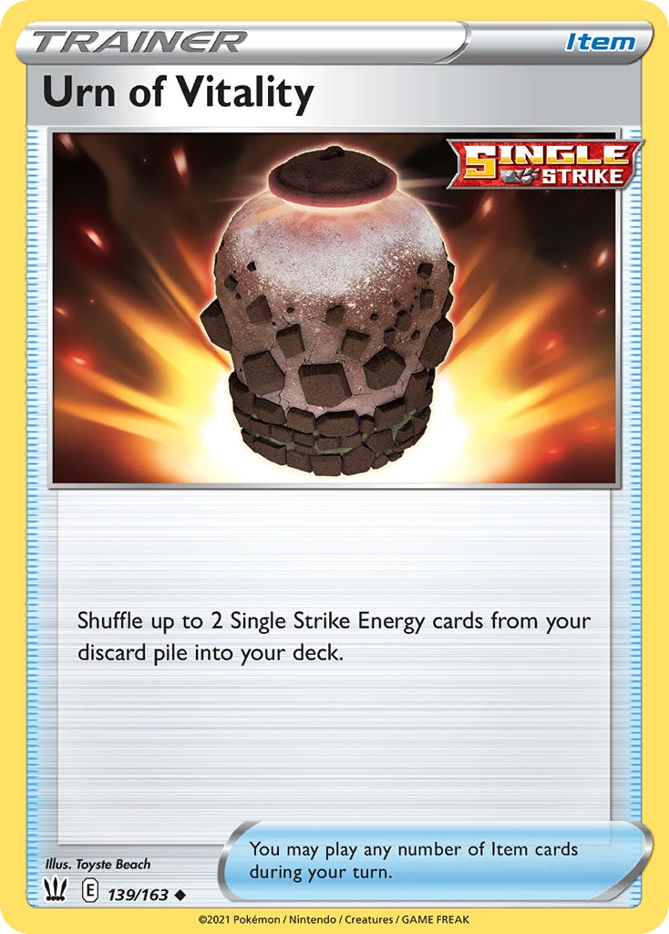 Urn of Vitality – Battle Styles 139 – Pokémon TCG single card | Lichcards Imagen principal del producto