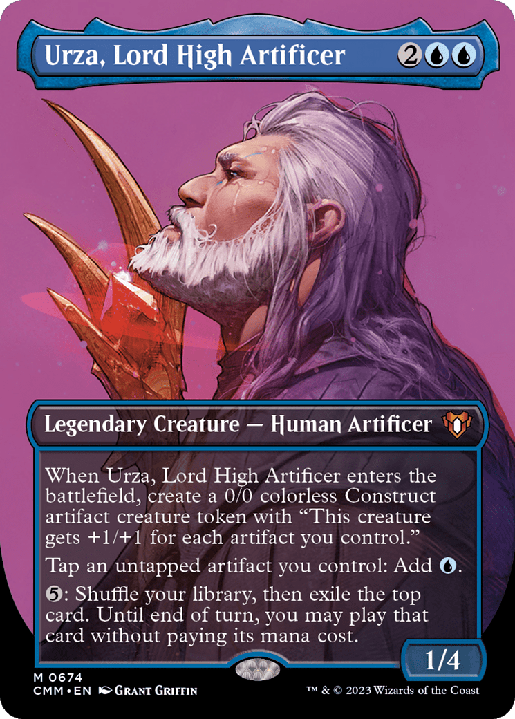 Urza, Lord High Artificer - Borderless (CMM)