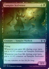 Vampire Scrivener (Foil) (SNC)