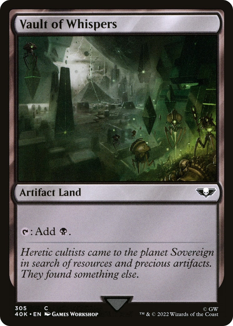Vault of Whispers – Universes Beyond: Warhammer 40,000 305 – Magic: The Gathering single card | Lichcards