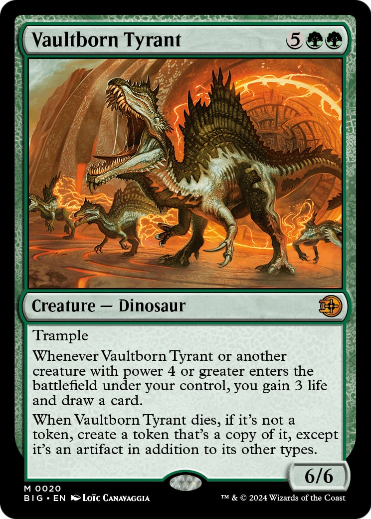 Vaultborn Tyrant – The Big Score 20 – Magic: The Gathering single card | Lichcards