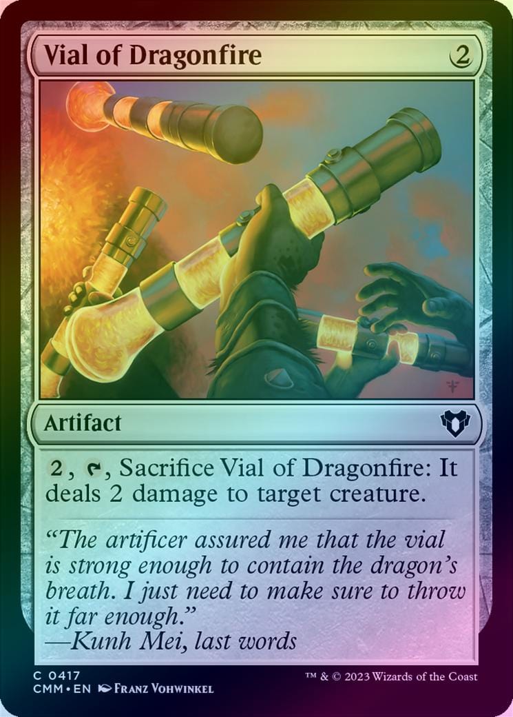 Vial of Dragonfire (Foil) (CMM)