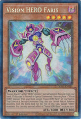 Vision HERO Faris (PCR) - RA01-EN004 - Prismatic Collector's Rare - 1st Edition