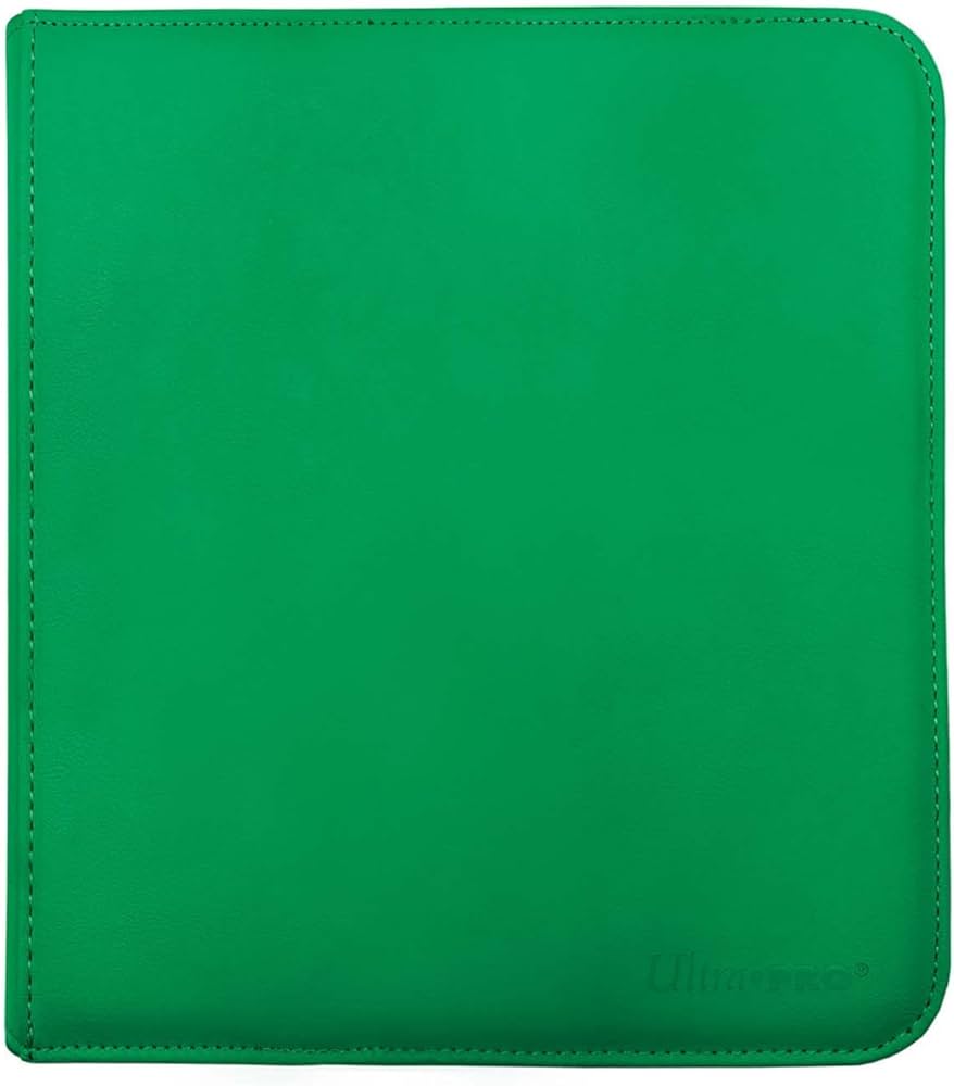 Vivid 12-pocket Zippered PRO-Binder Green 0074427157418