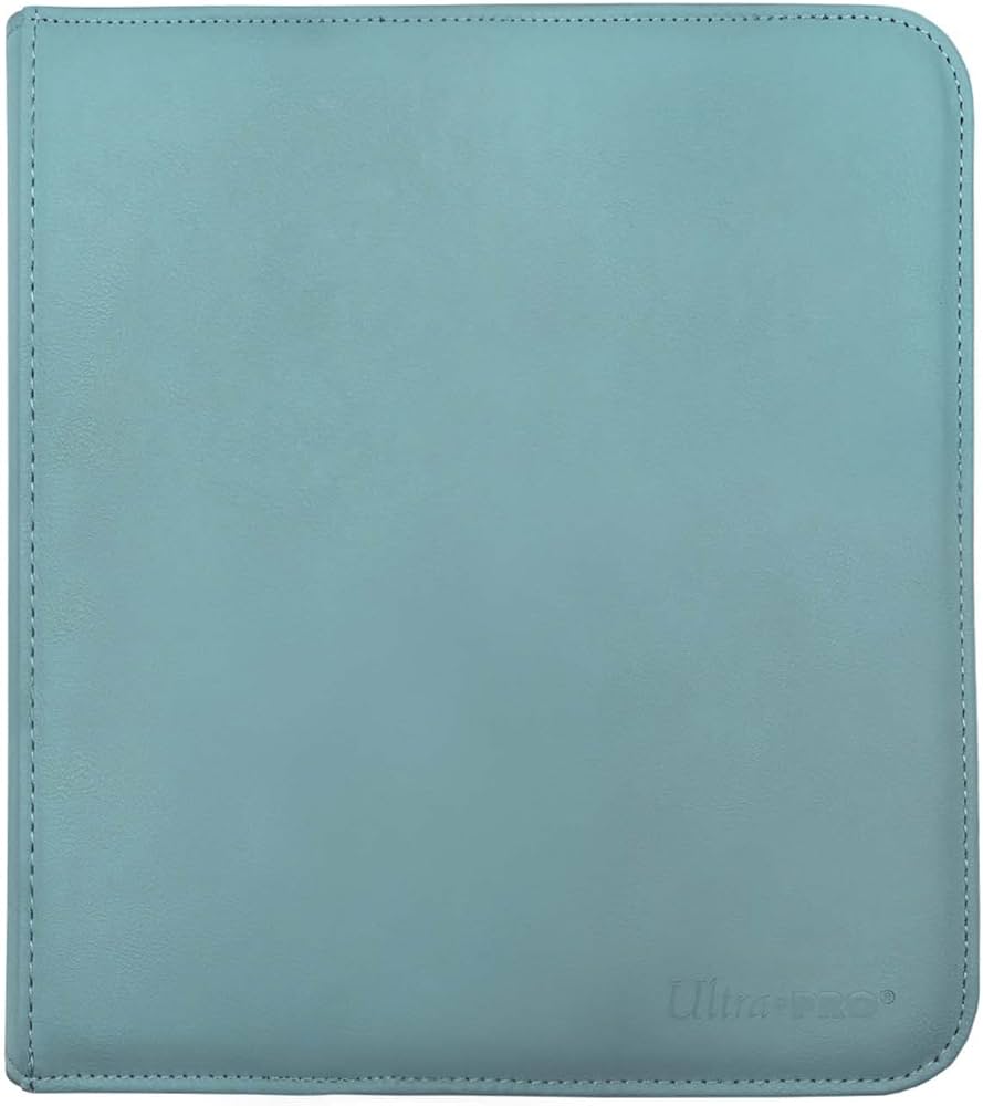 Vivid 12-pocket Zippered PRO-Binder Light Blue 0074427157449