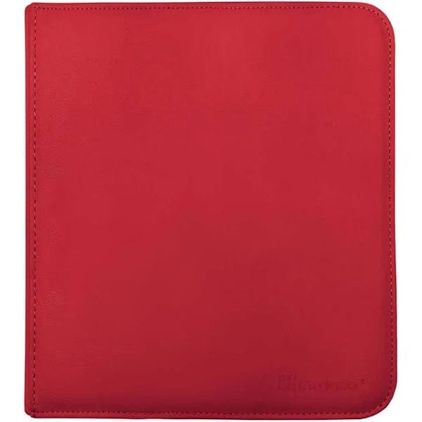 Vivid 12-pocket Zippered PRO-Binder Red 0074427157432