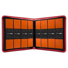 Vivid 12-pocket Zippered PRO-Binder Red 0074427157432