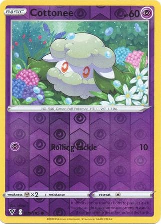 Vivid Voltage - 075/185 - Cottonee - Reverse Holo