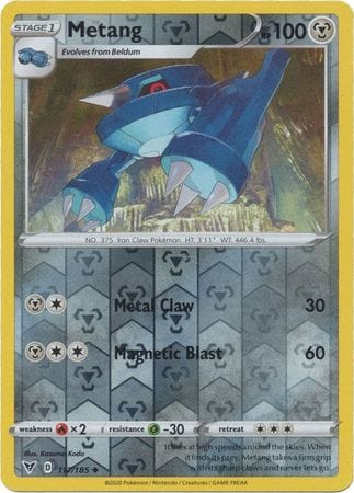 Vivid Voltage - 117/185 - Metang - Reverse Holo