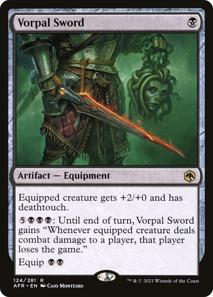 Vorpal Sword – Adventures in the Forgotten Realms 124 – Magic: The Gathering single card | Lichcards Hauptbild