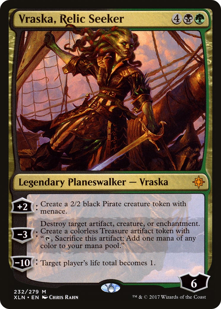 Vraska, Relic Seeker – Ixalan 232 – Magic: The Gathering single card | Lichcards Hoofdafbeelding