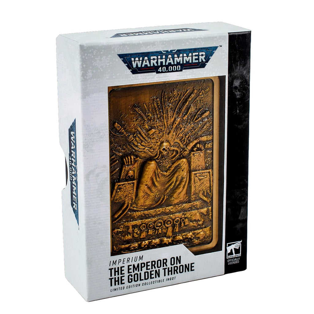 Warhammer 40,000 The Emperor Collectible Ingot – vooraanzicht | Lichcards