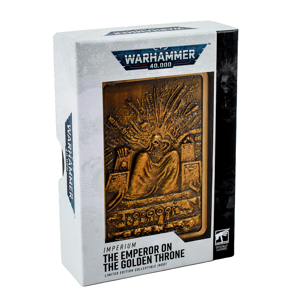 Warhammer 40,000 The Emperor Collectible Ingot – vooraanzicht