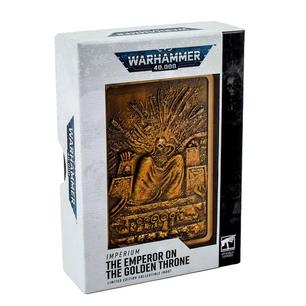 Warhammer 40,000 The Emperor Collectible Ingot – vooraanzicht
