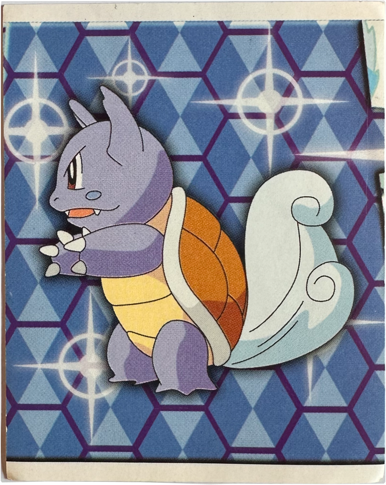Wartortle #230 Pokemon Merlin sticker — voorkant