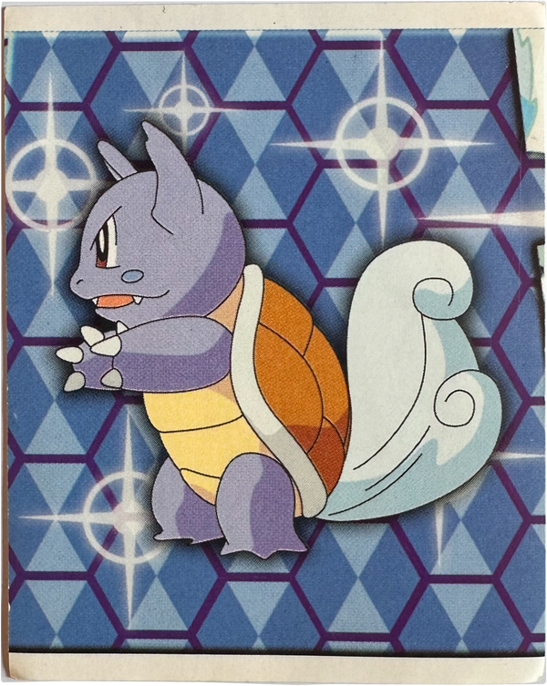 Wartortle #230 Pokemon Merlin sticker — voorkant