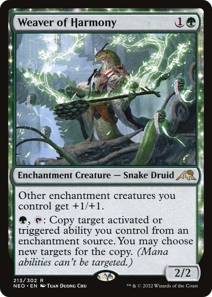 Weaver of Harmony – Kamigawa: Neon Dynasty 213 – Magic: The Gathering single card | Lichcards Imagen principal del producto