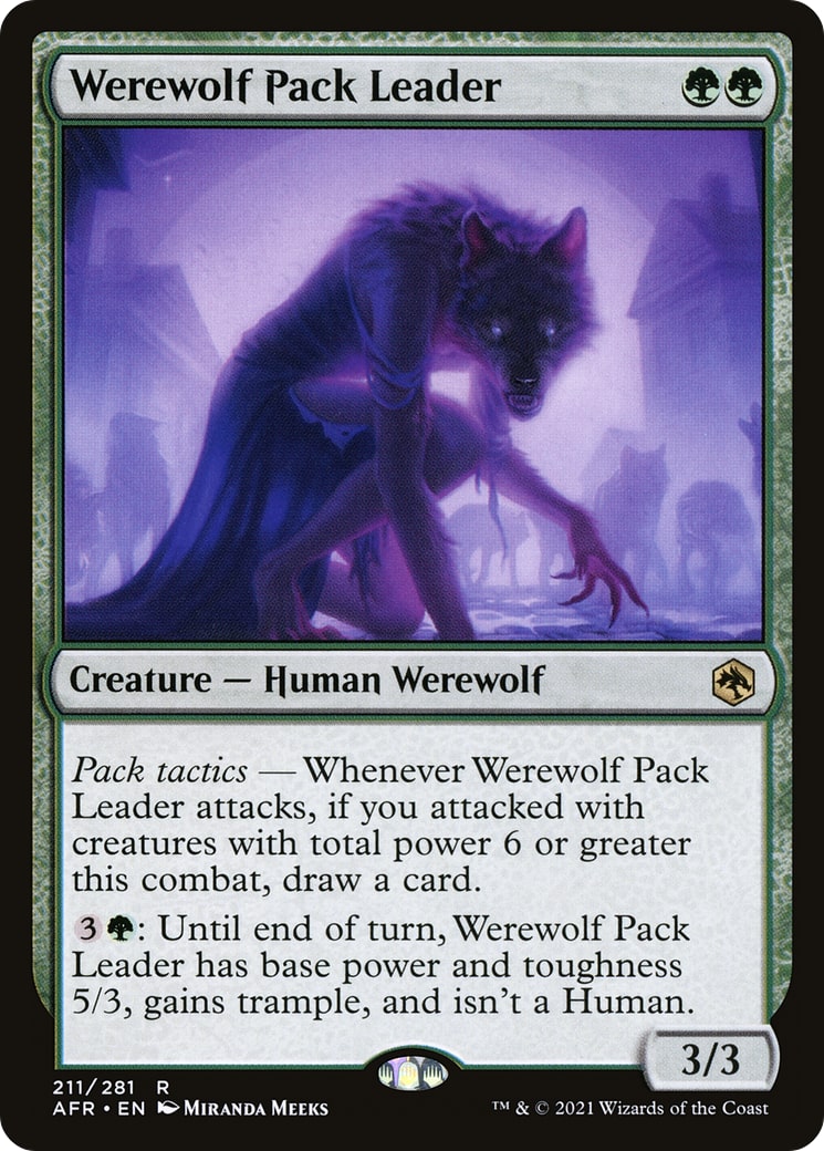 Werewolf Pack Leader – Adventures in the Forgotten Realms 211 – Magic: The Gathering single card | Lichcards Hauptbild