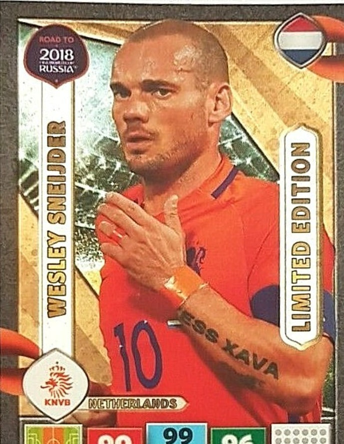 Wesley Sneijder - Road to 2018 FIFA World Cup Russia Adrenalyn XL Limited Edition #LE-WS - Near Mint