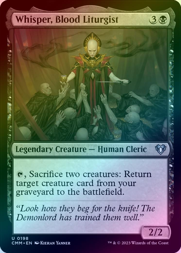 Whisper, Blood Liturgist (Foil) (CMM)