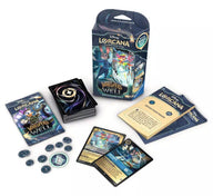 Disney Lorcana Whispers in the Well Starter Deck Saffier & Staal - inhoud: deck, boosterpakje, tokens en speluitleg