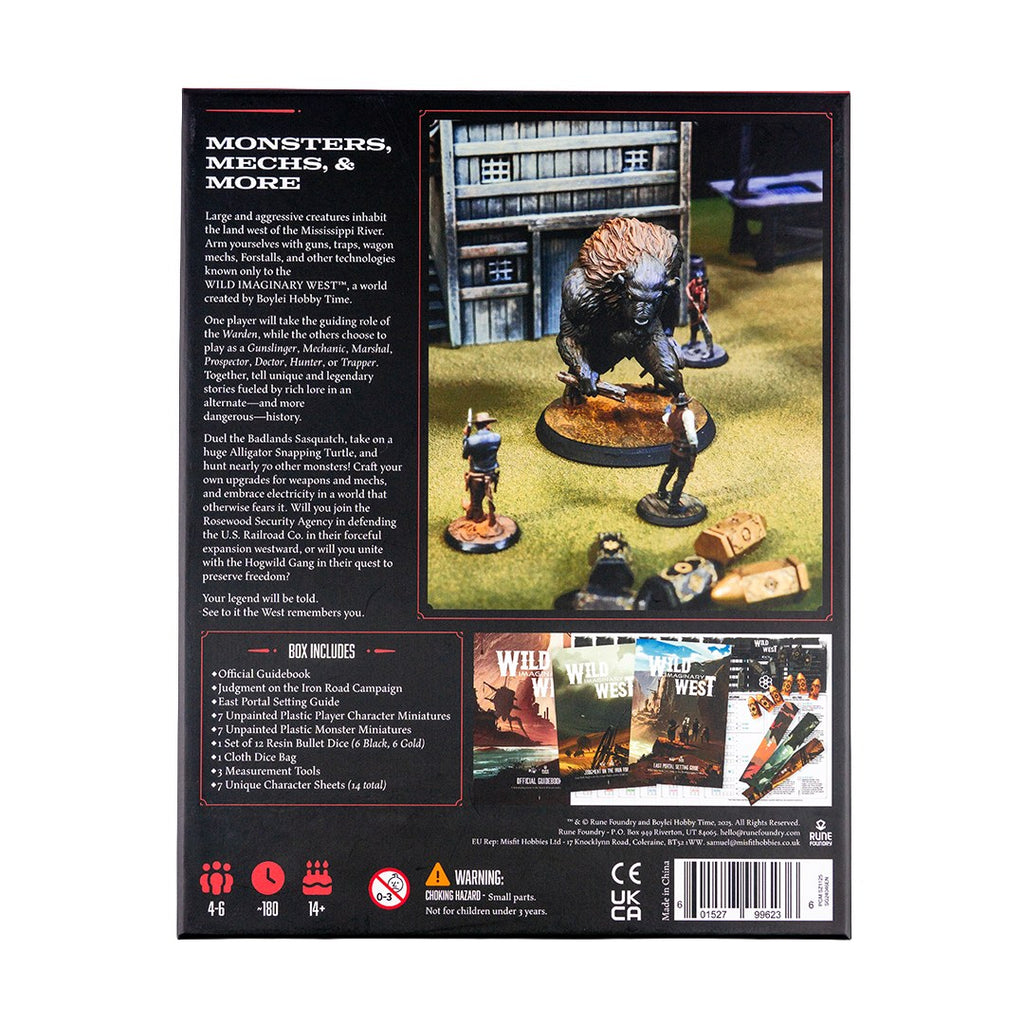 Wild Imaginary West RPG Complete Box Set - achterkant doos