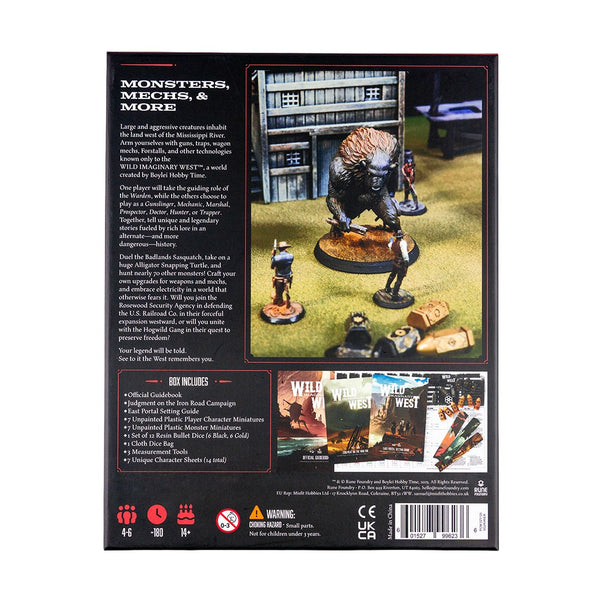 Wild Imaginary West RPG Complete Box Set - achterkant doos
