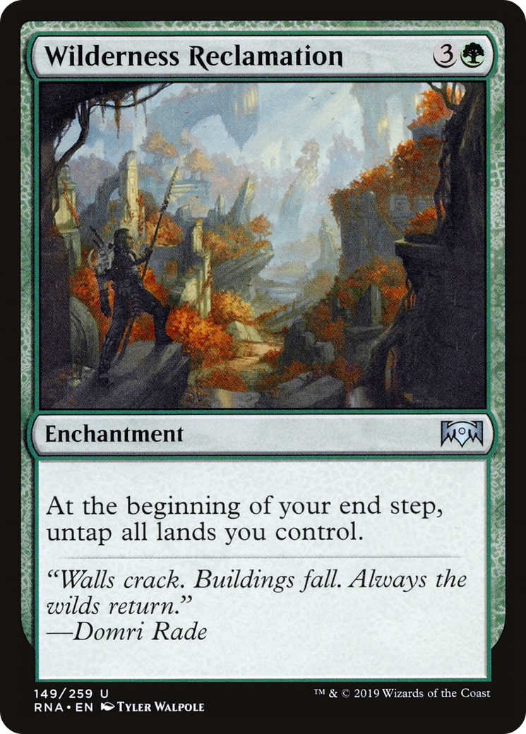 Wilderness Reclamation – Ravnica Allegiance 149 – Magic: The Gathering single card | Lichcards Hauptbild