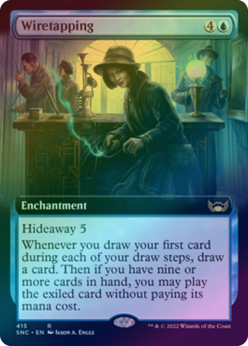 Wiretapping - Extended Art (Foil) (SNC)