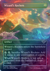 Wizard's Rockets - Borderless Scene (Foil) (LTR)