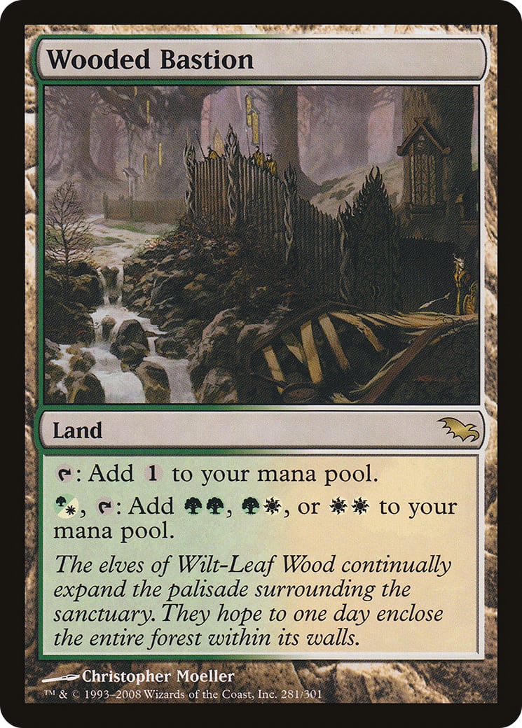 Wooded Bastion – Shadowmoor 281 – Magic: The Gathering single card | Lichcards
