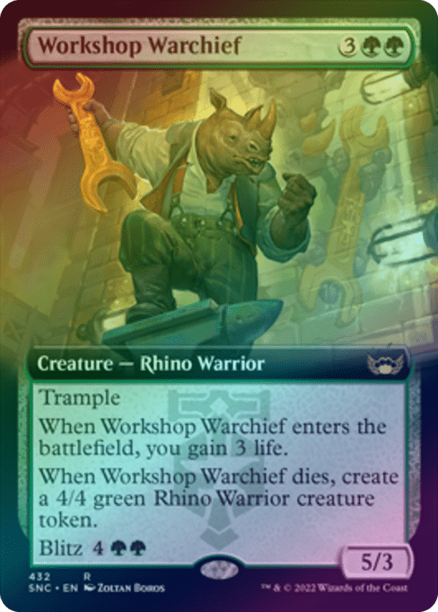 Workshop Warchief - Extended Art (Foil) (SNC)