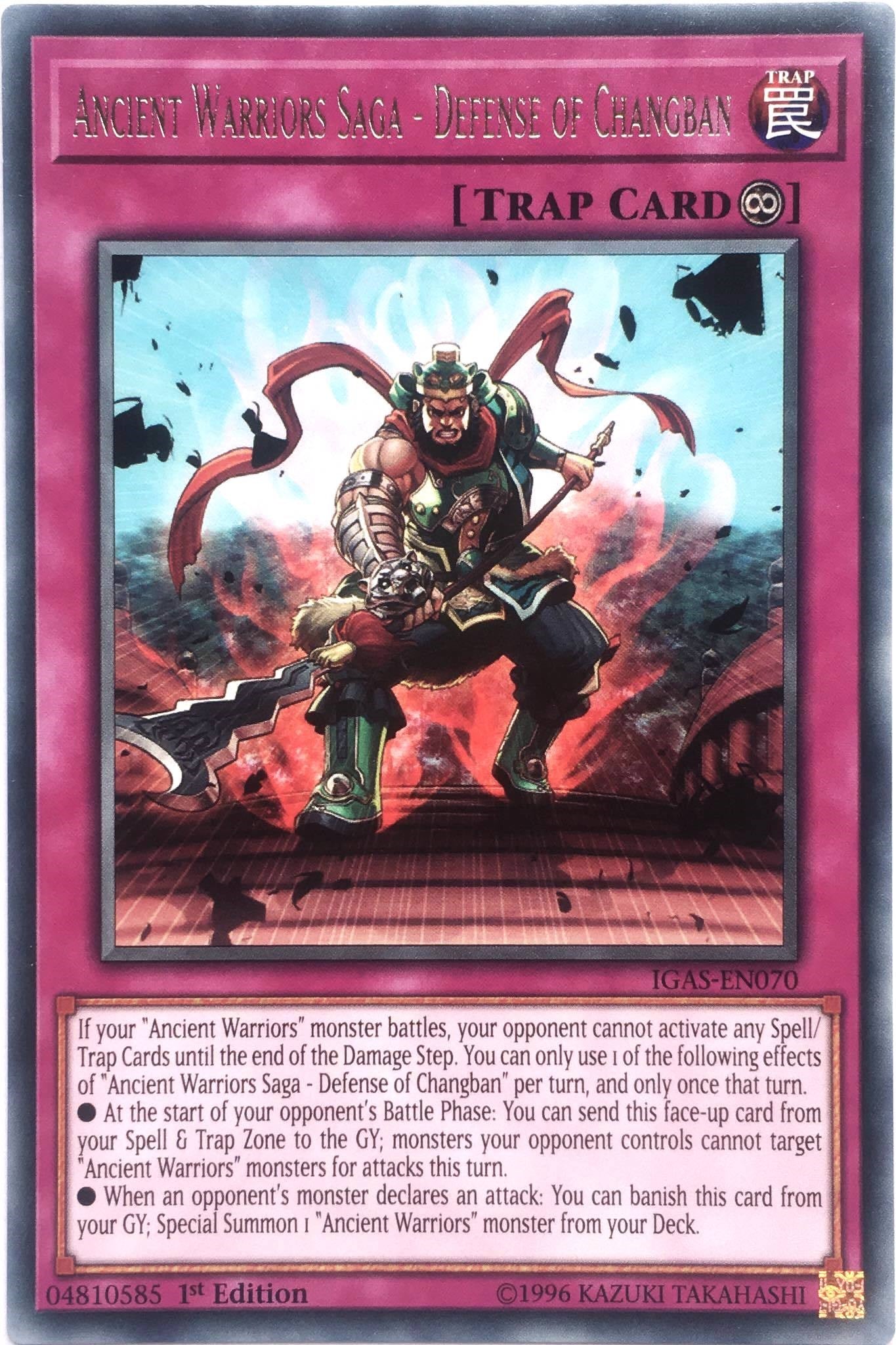 Ancient Warriors Saga - Defense of Changban — Ignition Assault (IGAS-070) Yu-Gi-Oh! card Image principale du produit