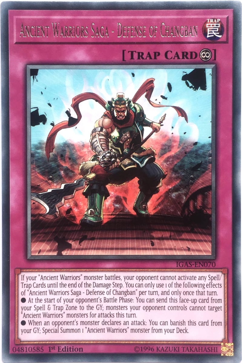 Ancient Warriors Saga - Defense of Changban — Ignition Assault (IGAS-070) Yu-Gi-Oh! card | Lichcards Immagine principale del prodotto