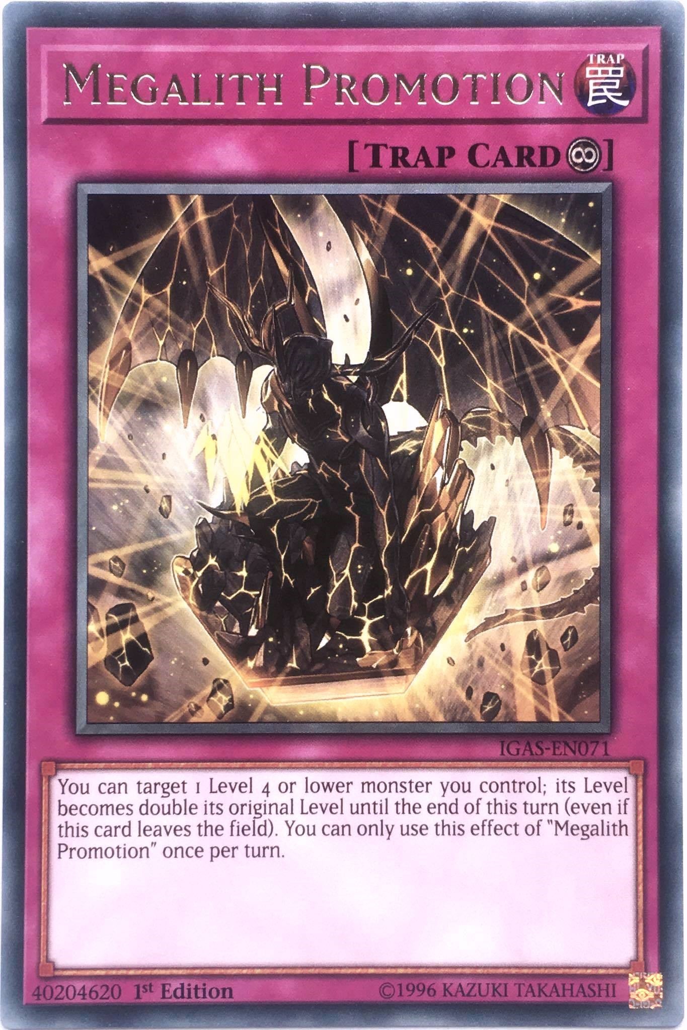 Megalith Promotion — Ignition Assault (IGAS-071) Yu-Gi-Oh! card Image principale du produit