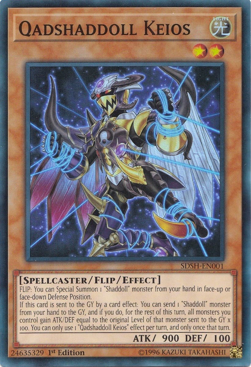 Qadshaddoll Keios — Structure Deck: Shaddoll Showdown (SDSH-001) Yu-Gi-Oh! card | Lichcards Imagen principal del producto