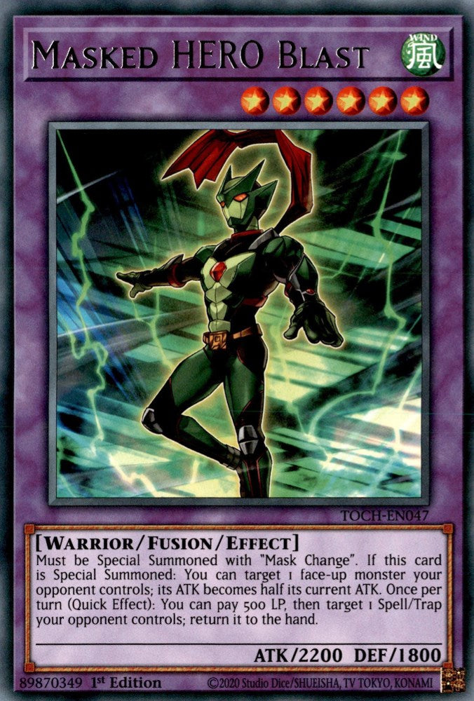 Masked HERO Blast — Toon Chaos (TOCH-047) Yu-Gi-Oh! card