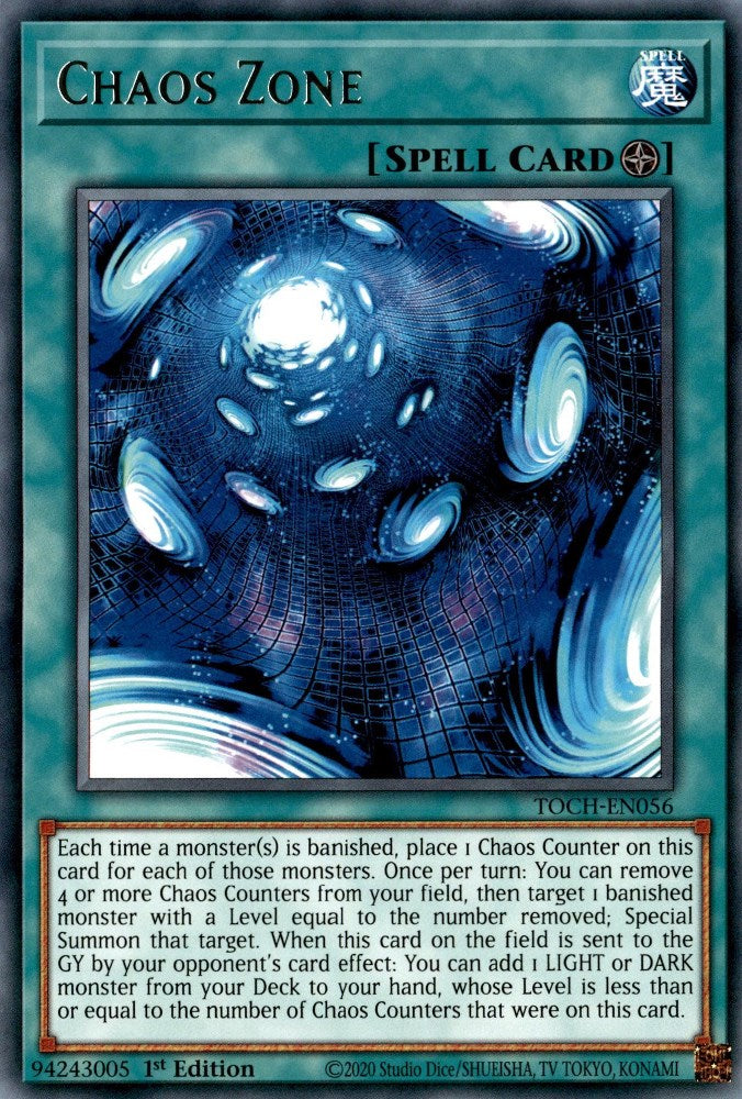 Chaos Zone — Toon Chaos (TOCH-056) Yu-Gi-Oh! card