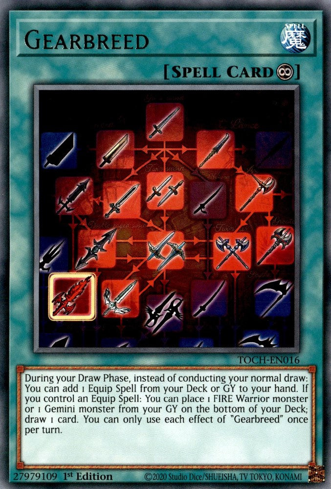 Gearbreed — Toon Chaos (TOCH-016) Yu-Gi-Oh! card