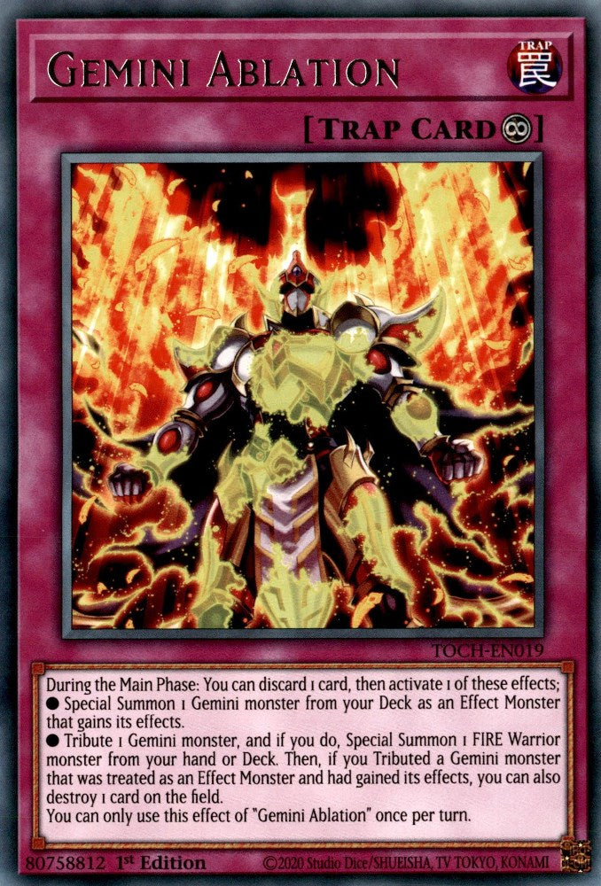 Gemini Ablation — Toon Chaos (TOCH-019) Yu-Gi-Oh! card Immagine principale del prodotto