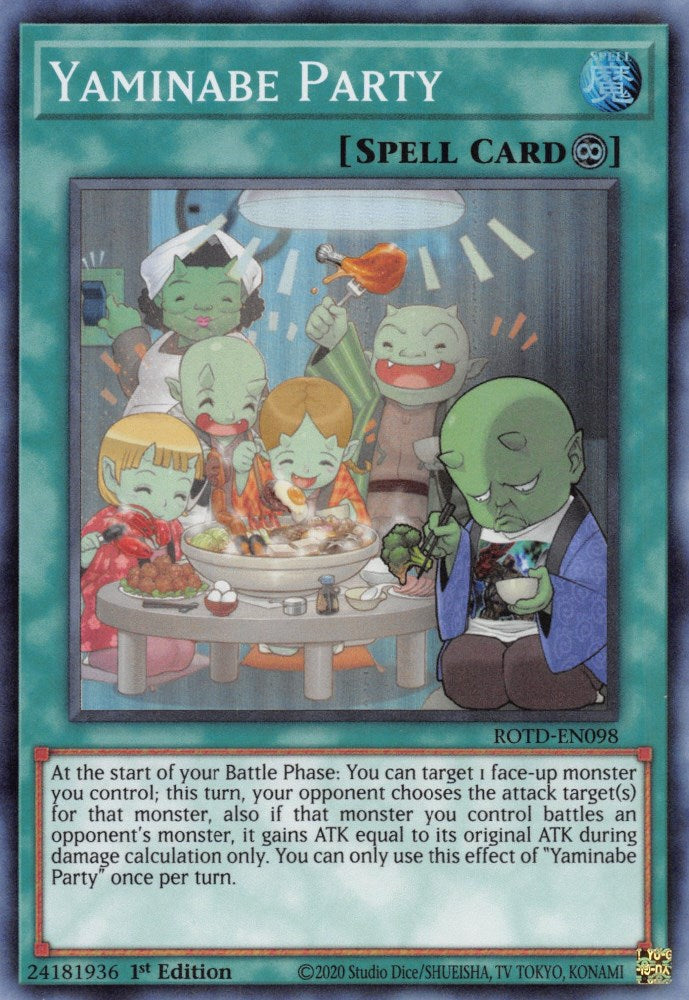 Yaminabe Party — Rise of the Duelist (ROTD-098) Yu-Gi-Oh! card Immagine principale del prodotto