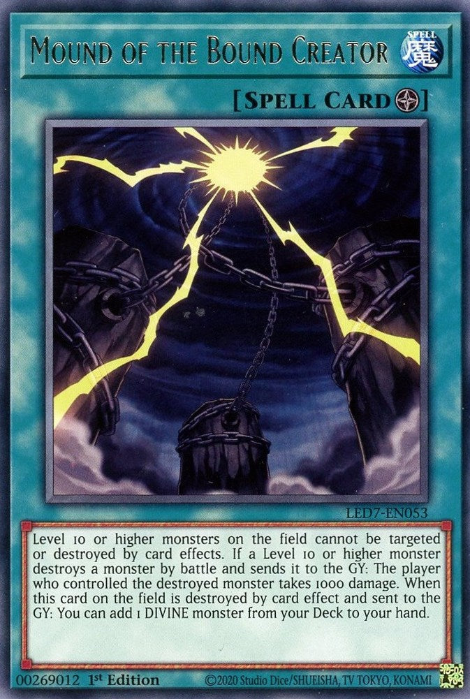 Mound of the Bound Creator — Legendary Duelists: Rage of Ra (LED7-053) Yu-Gi-Oh! card Main image