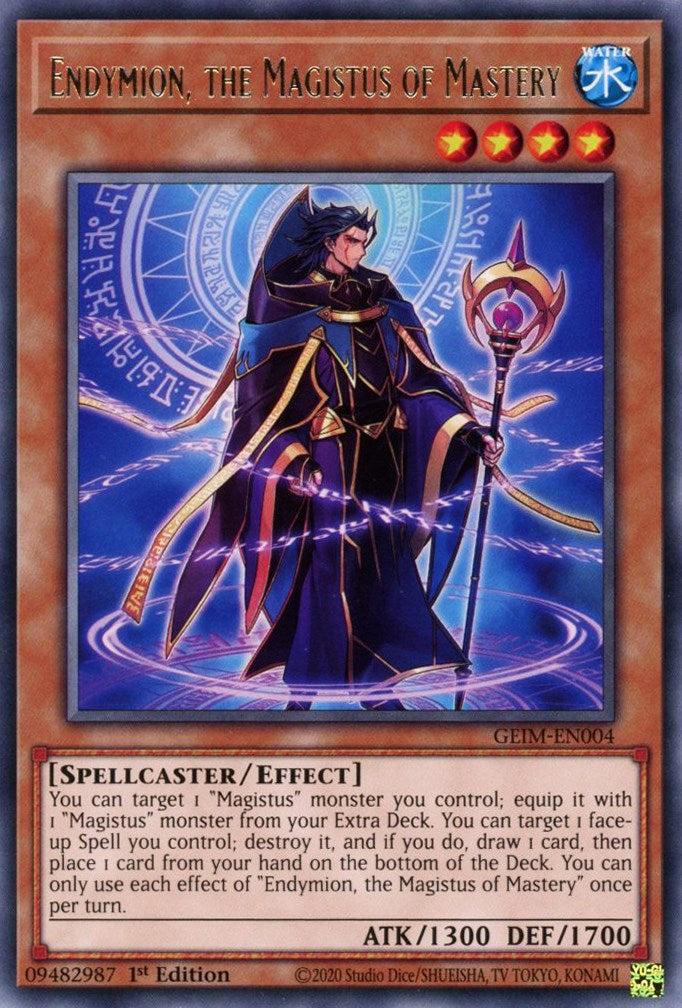 Endymion, the Magistus of Mastery — Genesis Impact (GEIM-004) Yu-Gi-Oh! card