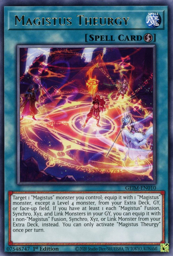 Magistus Theurgy — Genesis Impact (GEIM-010) Yu-Gi-Oh! card
