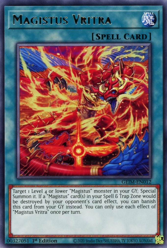 Magistus Vritra — Genesis Impact (GEIM-012) Yu-Gi-Oh! card