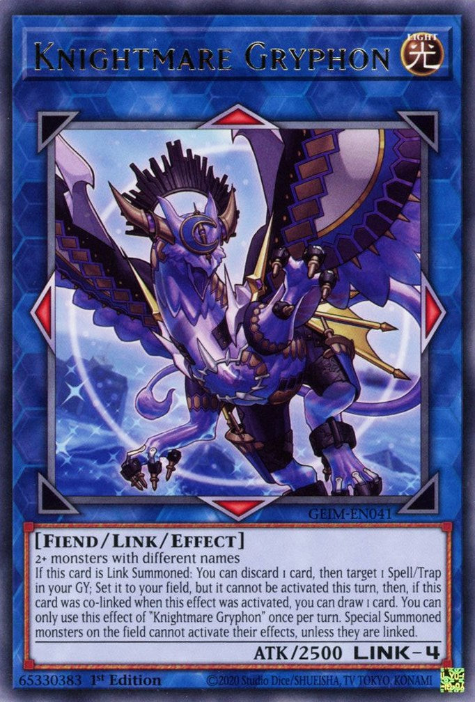 Knightmare Gryphon — Genesis Impact (GEIM-041) Yu-Gi-Oh! card