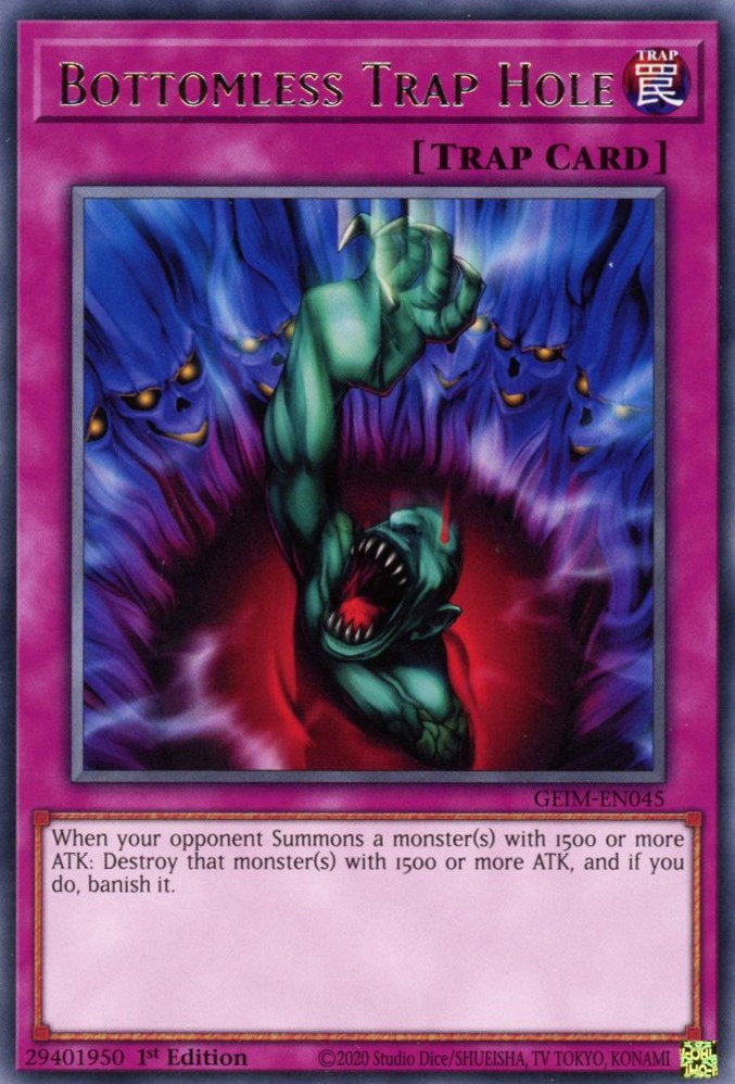 Bottomless Trap Hole — Genesis Impact (GEIM-045) Yu-Gi-Oh! card Image principale du produit