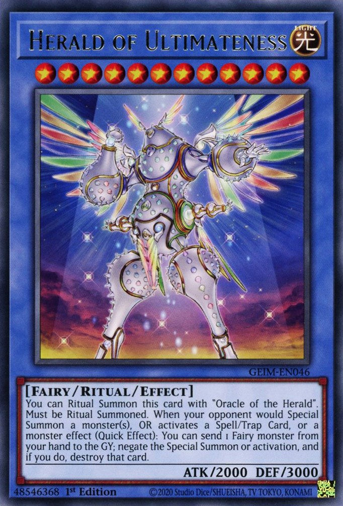 Herald of Ultimateness — Genesis Impact (GEIM-046) Yu-Gi-Oh! card Image principale du produit