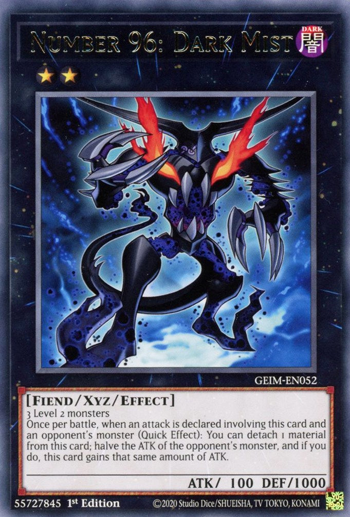 Number 96: Dark Mist — Genesis Impact (GEIM-052) Yu-Gi-Oh! card Image principale du produit